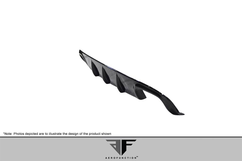 Aero Function AF-2 Carbon Rear Lip Add On Spoiler Compatible With 2009-2011 Porsche 997 - 1 Piece - 108940