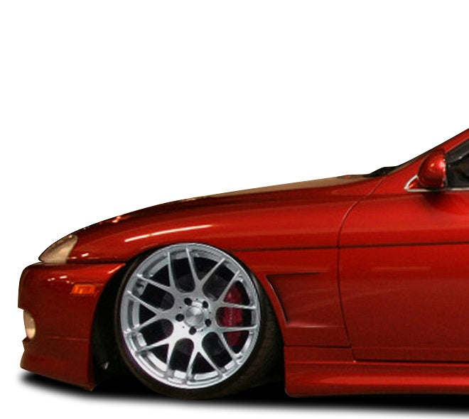 Extreme Dimensions Duraflex V-Speed Front Fenders Compatible With 1992-2000 Lexus SC - 2 Piece - 108943