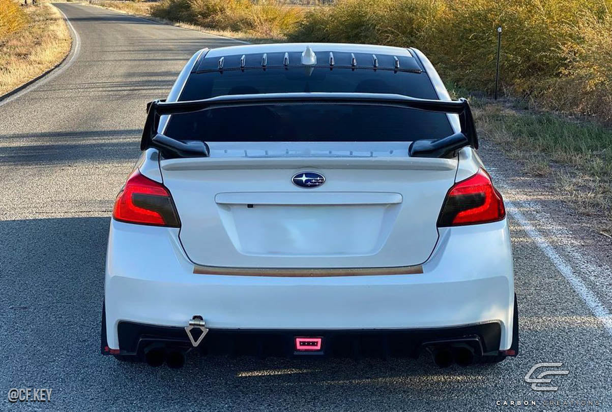 Carbon Creations STI Look Wing Spoiler Compatible With 2008-2011 Subaru Impreza - 1 Piece - 108957