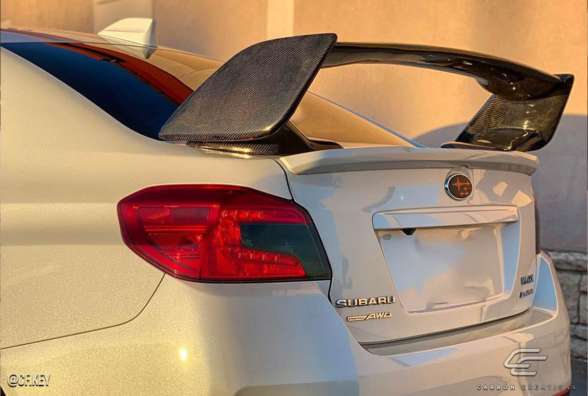 Carbon Creations STI Look Wing Spoiler Compatible With 2008-2011 Subaru Impreza - 1 Piece - 108957