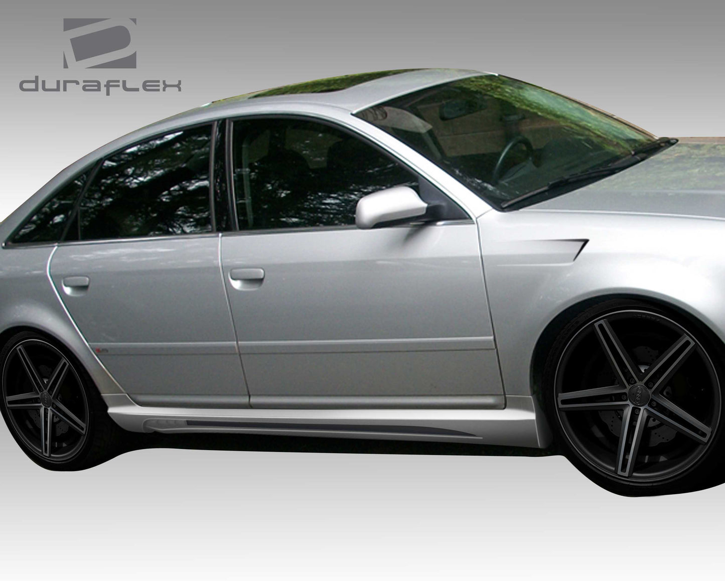 Extreme Dimensions Duraflex CT-R Side Skirts Compatible With 1998-2004 Audi A6 - 2 Piece - 108959