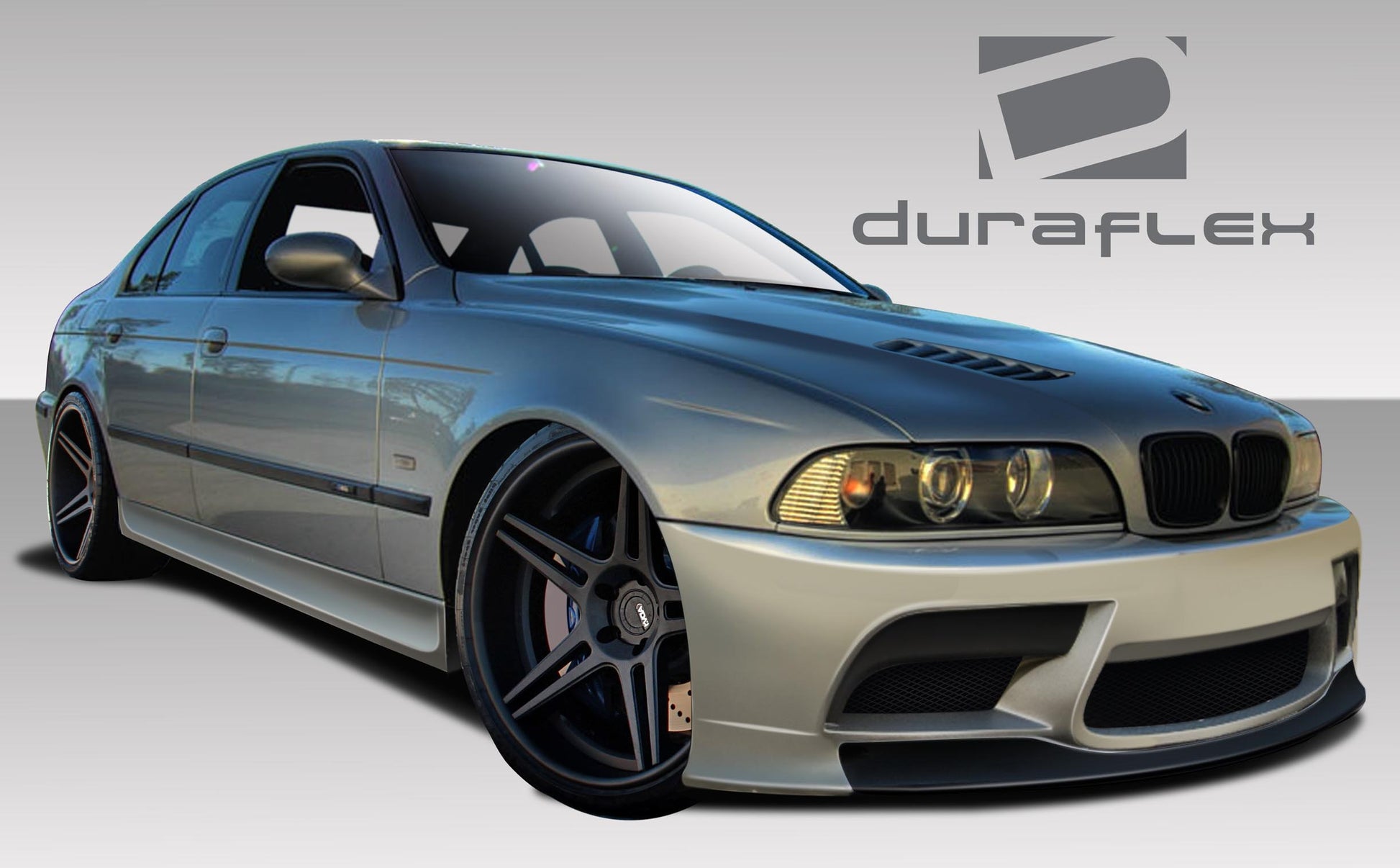 Extreme Dimensions Duraflex GT-S Side Skirts Compatible With 1997-2003 BMW 5 Series - 2 Piece - 108976