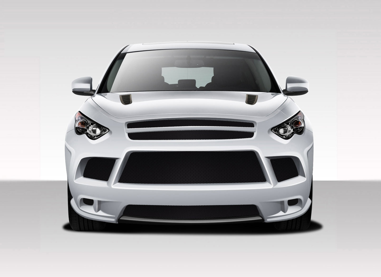 Extreme Dimensions Duraflex CT-R Front Bumper Cover Compatible With 2009-2011 Infiniti FX - 1 Piece - 108986