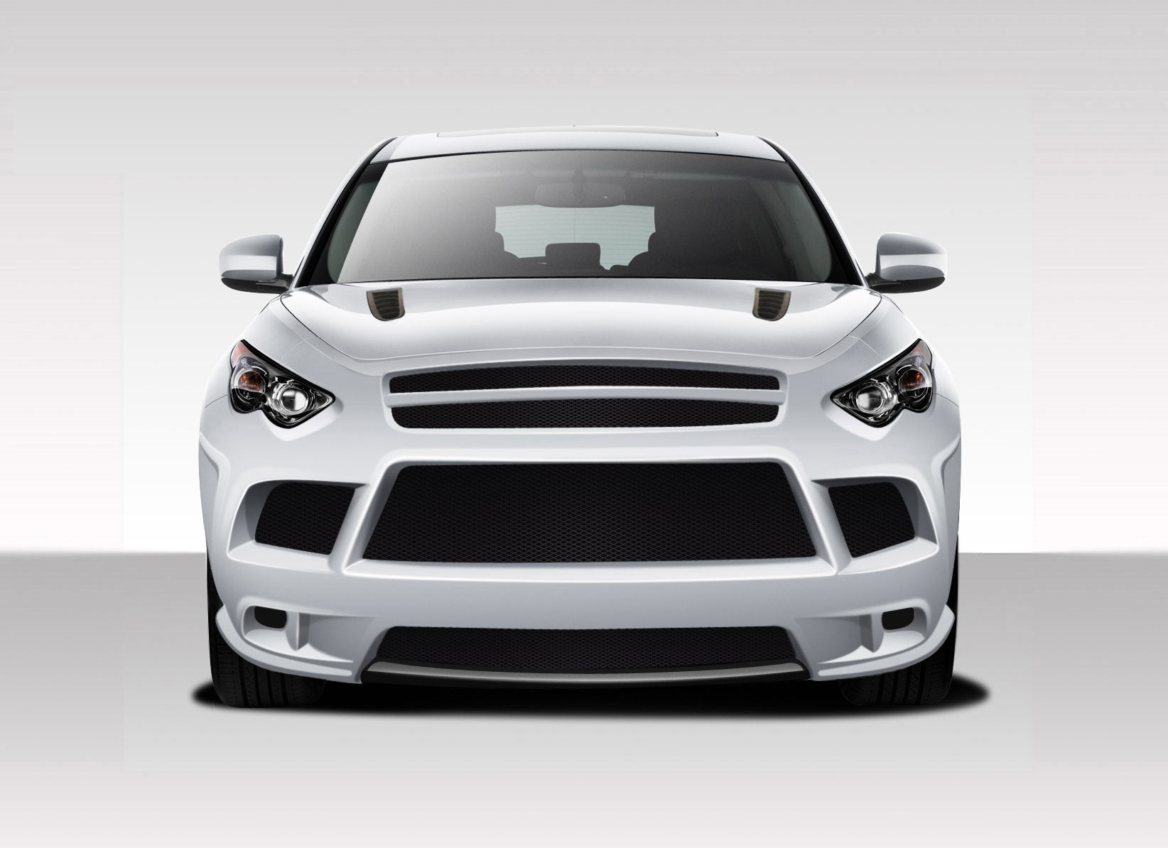 Extreme Dimensions Duraflex CT-R Front Bumper Cover Compatible With 2009-2011 Infiniti FX - 1 Piece - 108986