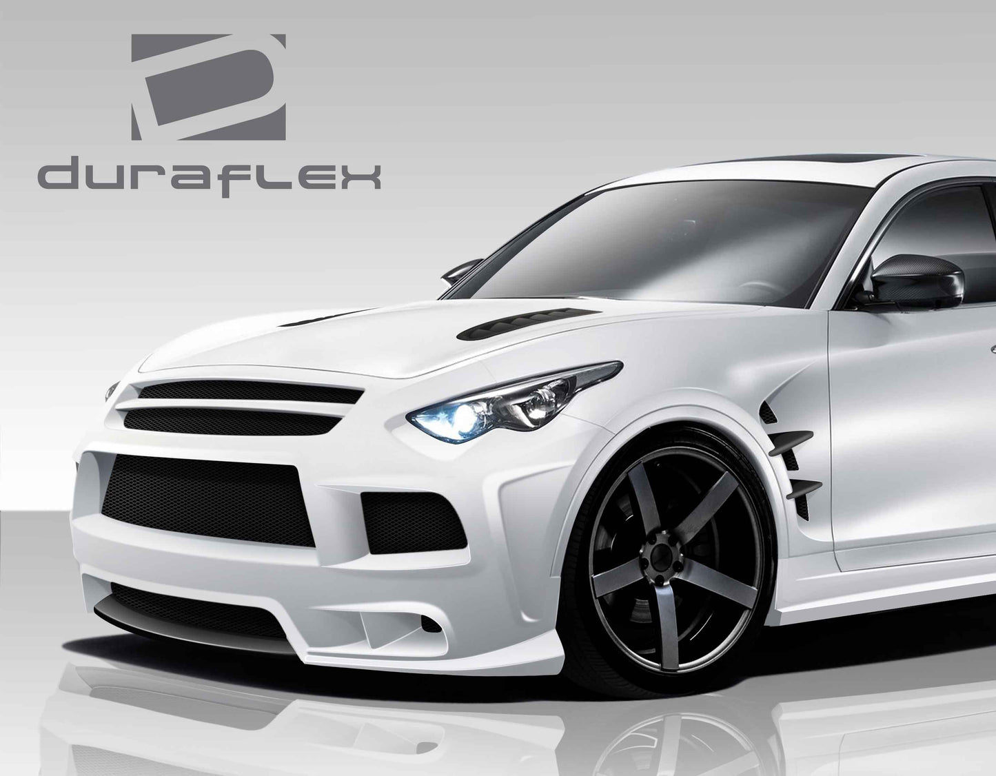 Extreme Dimensions Duraflex CT-R Body Kit Compatible With 2009-2011 Infiniti FX35 FX50 QX70 - 4 Piece - 109010