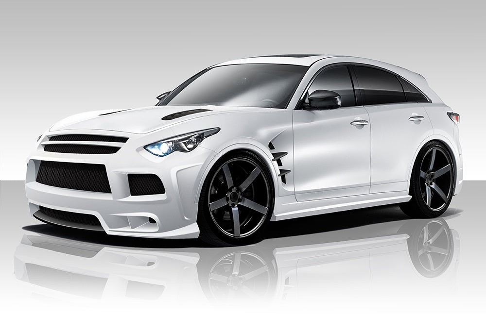 Extreme Dimensions Duraflex CT-R Body Kit Compatible With 2009-2011 Infiniti FX35 FX50 QX70 - 4 Piece - 109010