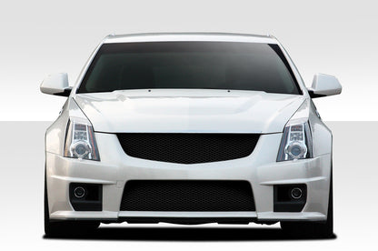 Extreme Dimensions Duraflex CTS-V Look Front Bumper Cover Compatible With 2008-2013 Cadillac CTS - 1 Piece - 109023
