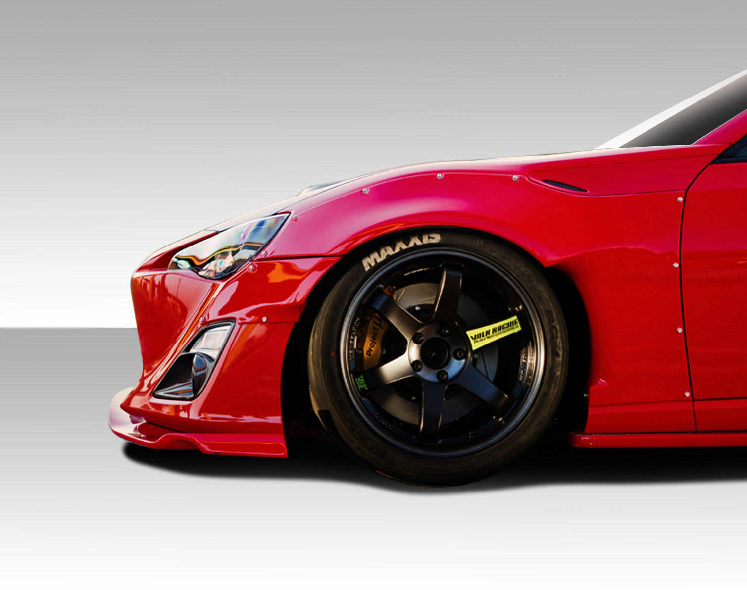Extreme Dimensions Duraflex GT500 Wide Body Front Fenders Compatible With 2013-2020 Scion FRS - 4 Piece - 109029