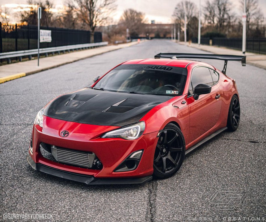 Carbon Creations Dritech 86-R Hood Compatible With 2013-2020 Scion FR-S Toyota 86 Subaru BRZ - 1 Piece - 109036