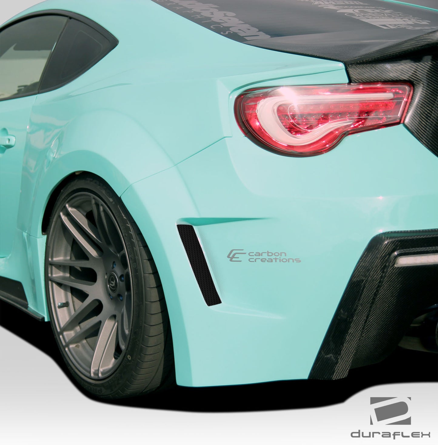Extreme Dimensions Duraflex 86-R Wide Body Rear Fenders Compatible With 2013-2020 FRS 86 BRZ - 2 Piece - 109037