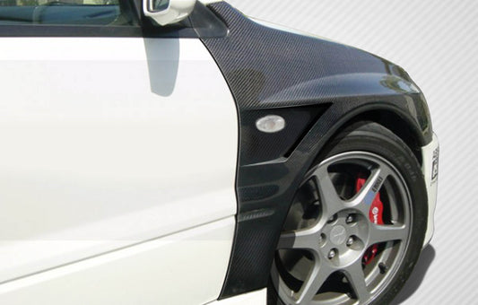 Carbon Creations OEM Look Fender Compatible With 2003-2006 Mitsubishi Evolution - 2 Piece - 109063