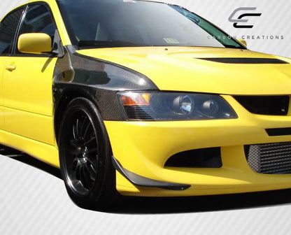 Carbon Creations OEM Look Fender Compatible With 2003-2006 Mitsubishi Evolution - 2 Piece - 109063