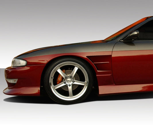 Extreme Dimensions Duraflex B-Sport Front Fenders Compatible With 1995-1996 Nissan 240SX - 2 Piece - 109076