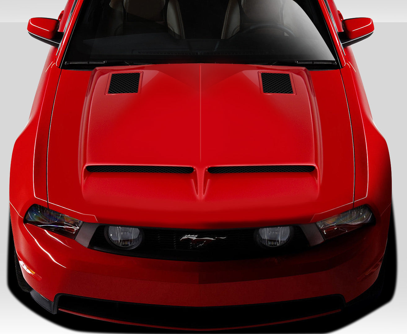 Extreme Dimensions Duraflex GT500 Hood Compatible With 2010-2012 Ford Mustang - 1 Piece - 109243