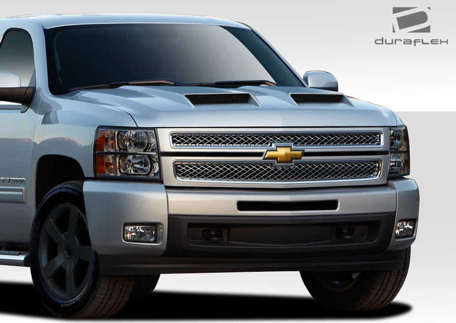 Extreme Dimensions Duraflex CVX Hood Compatible With 2007-2013 Chevrolet Silverado - 1 Piece - 109254