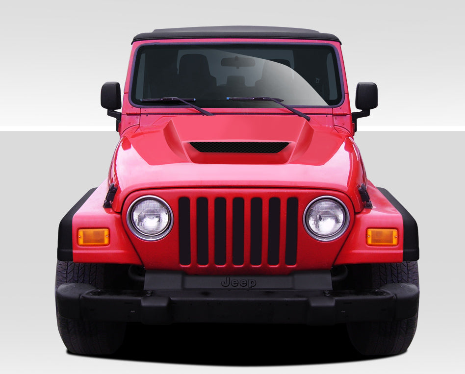 Extreme Dimensions Duraflex CVX Hood Compatible With 1997-2006 Jeep Wrangler - 1 Piece - 109257