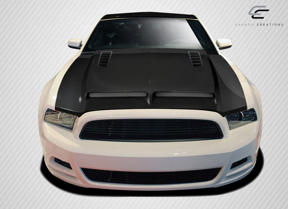 Carbon Creations GT500 Hood Compatible With 2013-2014 Ford Mustang 10-2014 Mustang GT500 - 109260