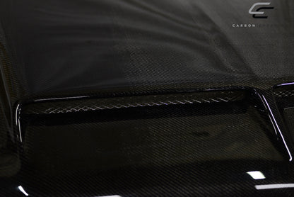 Carbon Creations GT500 Hood Compatible With 2010-2012 Ford Mustang - 1 Piece - 109261