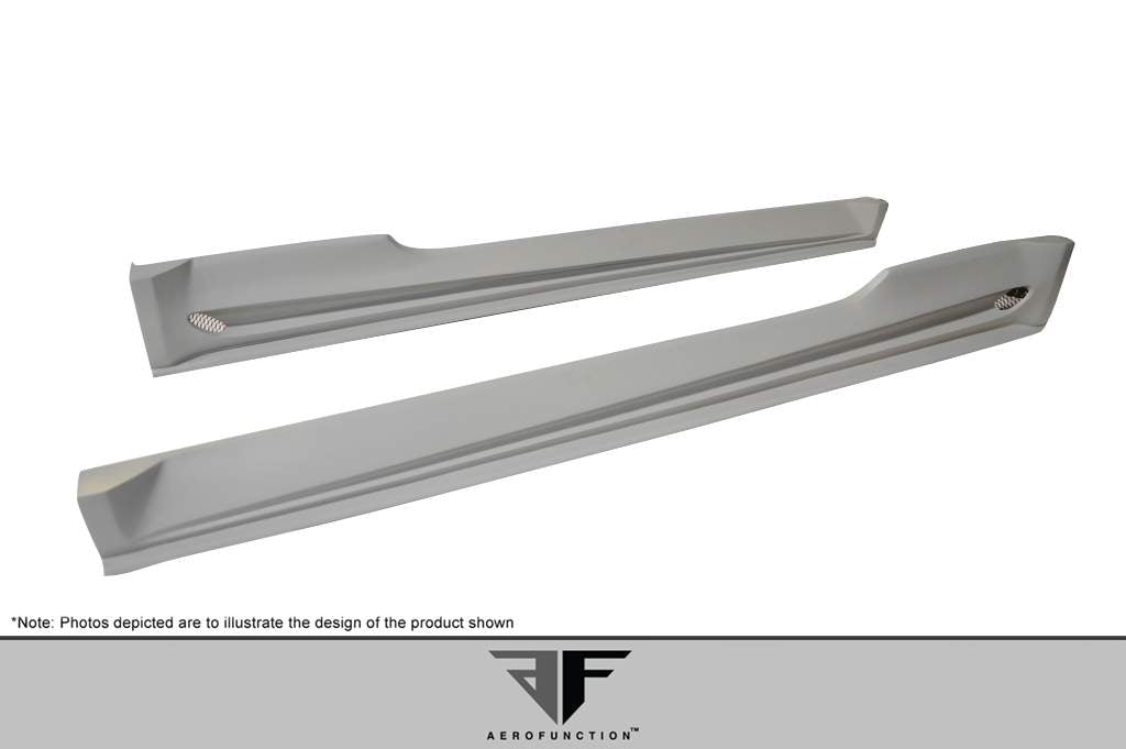 Aero Function AF-2 Wide Body Side Skirts Compatible With 2004-2010 BMW 6 Series - 2 Piece - 109266