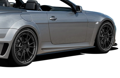 Aero Function AF-2 Wide Body Side Skirts Compatible With 2004-2010 BMW 6 Series - 2 Piece - 109266