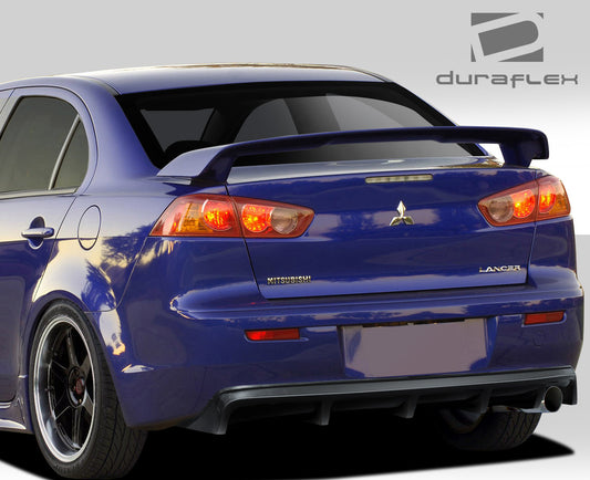 Extreme Dimensions Duraflex M Power Rear Lip Add On Spoiler Compatible With 2008-2017 Mitsubishi Lancer - 1 Piece - 109290
