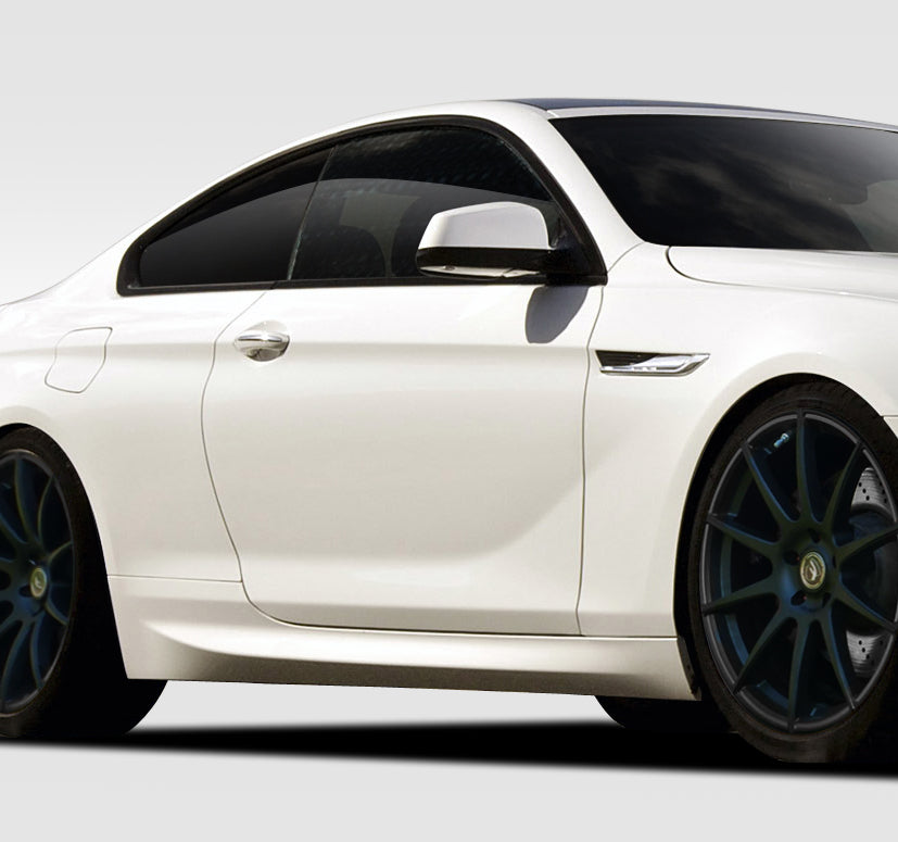 Extreme Dimensions Duraflex M Sport Look Side Skirts Compatible With 2011-2019 BMW 6 Series - 2 Piece - 109293