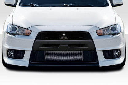Extreme Dimensions Duraflex Evo X V2 Front Bumper Cover Compatible With 2008-2017 Mitsubishi Lancer - 1 Piece - 109320