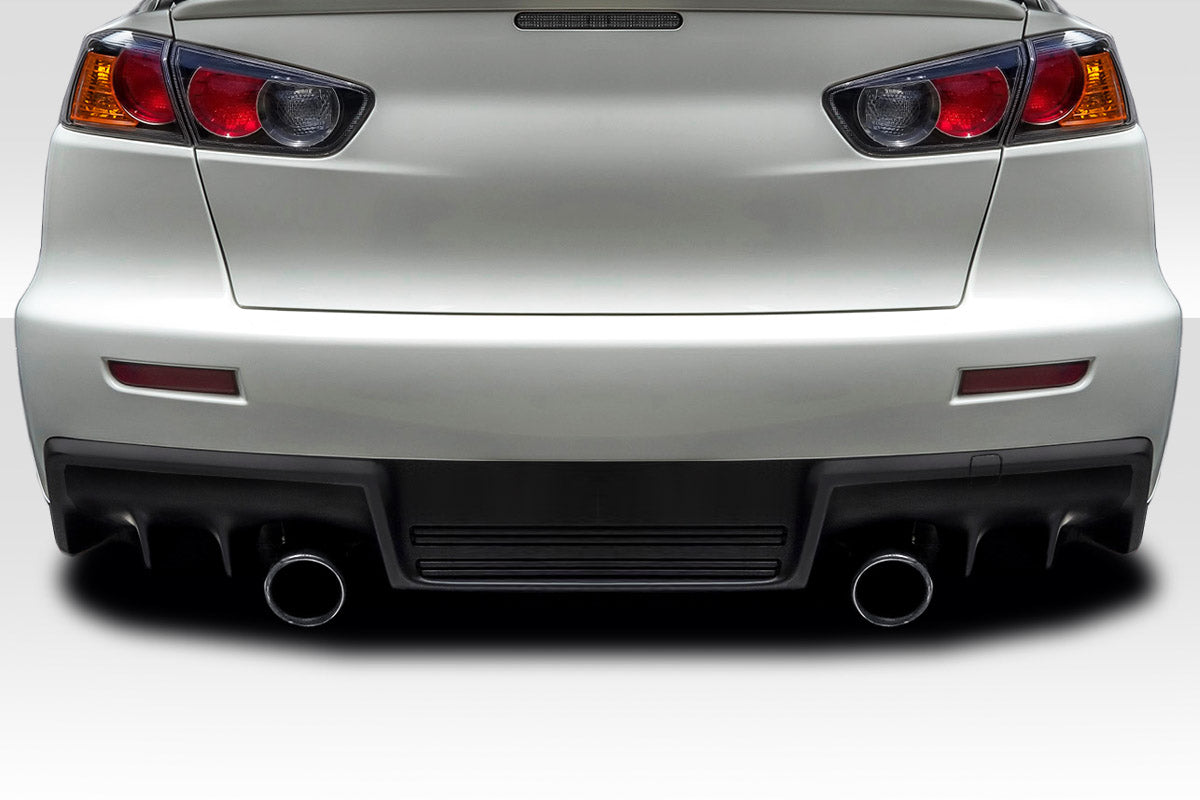 Extreme Dimensions Duraflex Evo X V2 Rear Bumper Cover Compatible With 2008-2017 Mitsubishi Lancer - 1 Piece - 109321
