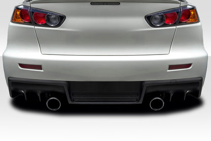 Extreme Dimensions Duraflex Evo X V2 Rear Bumper Cover Compatible With 2008-2017 Mitsubishi Lancer - 1 Piece - 109321