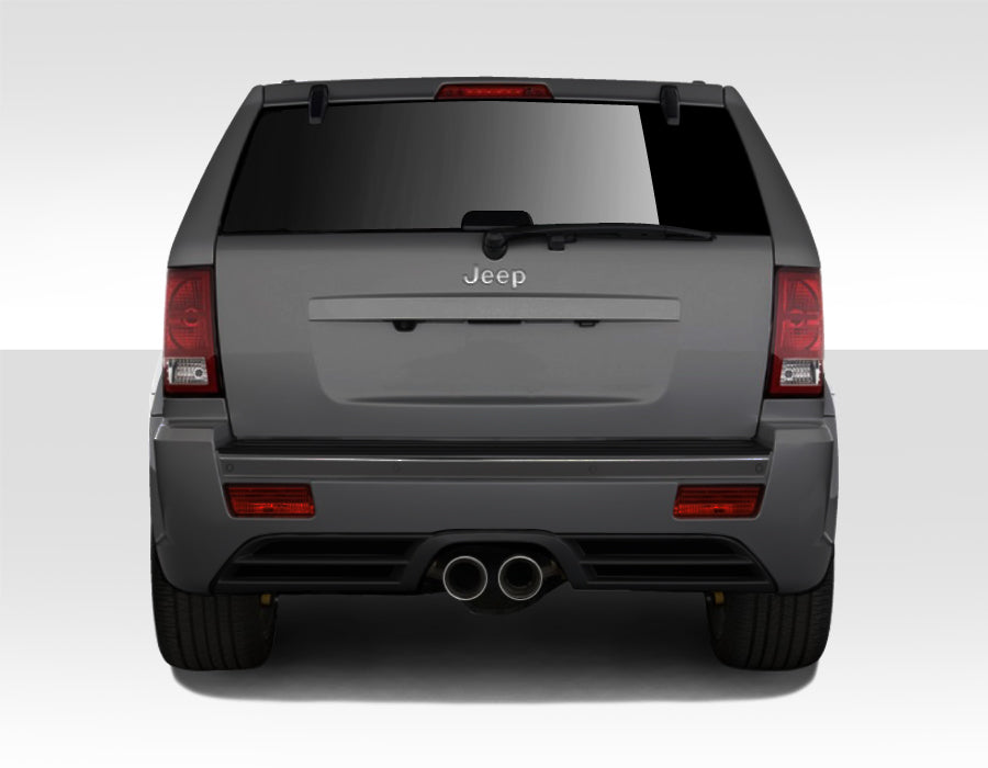 Extreme Dimensions Duraflex SRT Look Rear Bumper Cover Compatible With 2005-2010 Jeep Grand Cherokee - 1 Piece - 109328