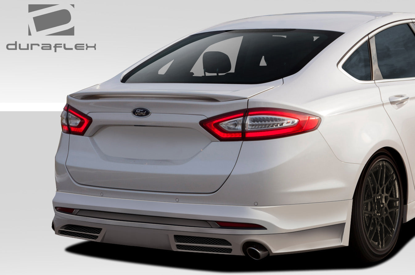 Extreme Dimensions Duraflex Racer Rear Lip Add On Spoiler Compatible With 2013-2016 Ford Fusion - 1 Piece - 109334
