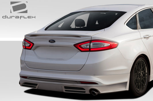 Extreme Dimensions Duraflex Racer Rear Lip Add On Spoiler Compatible With 2013-2016 Ford Fusion - 1 Piece - 109334