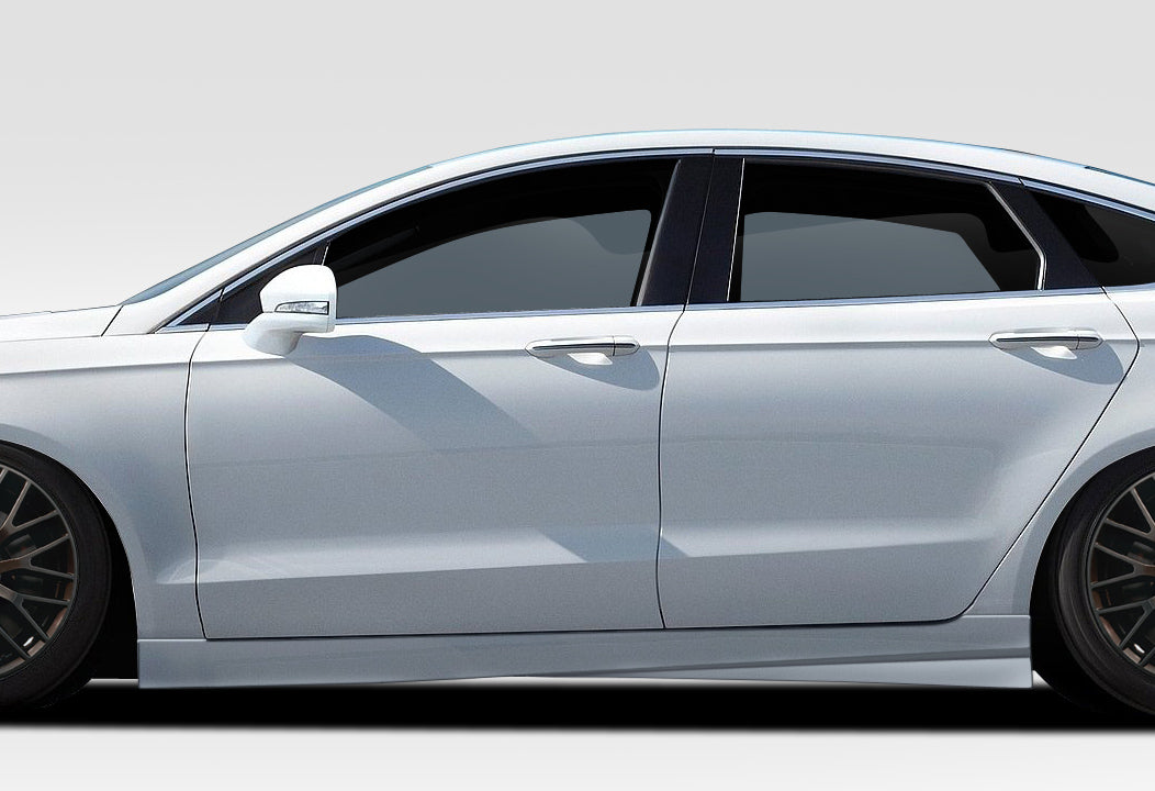 Extreme Dimensions Duraflex Racer Side Skirts Compatible With 2013-2016 Ford Fusion - 2 Piece - 109335