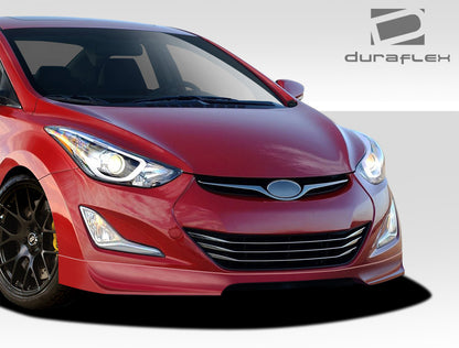 Extreme Dimensions Duraflex Racer Front Lip Spoiler Compatible With 2011-2013 Hyundai Elantra - 1 Piece - 109336