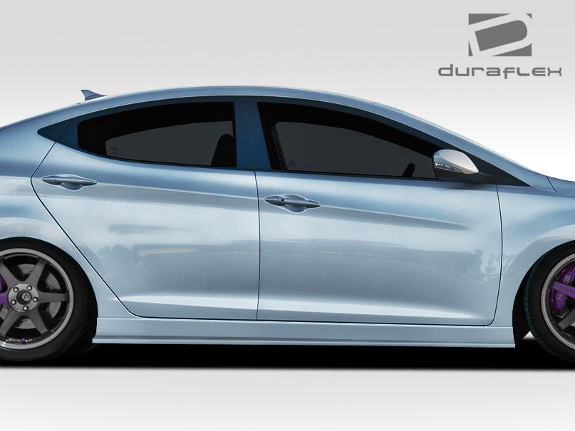 Extreme Dimensions Duraflex Racer Side Skirts Compatible With 2011-2015 Hyundai Elantra - 2 Piece - 109338