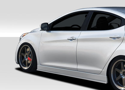 Extreme Dimensions Duraflex Racer Side Skirts Compatible With 2011-2015 Hyundai Elantra - 2 Piece - 109338
