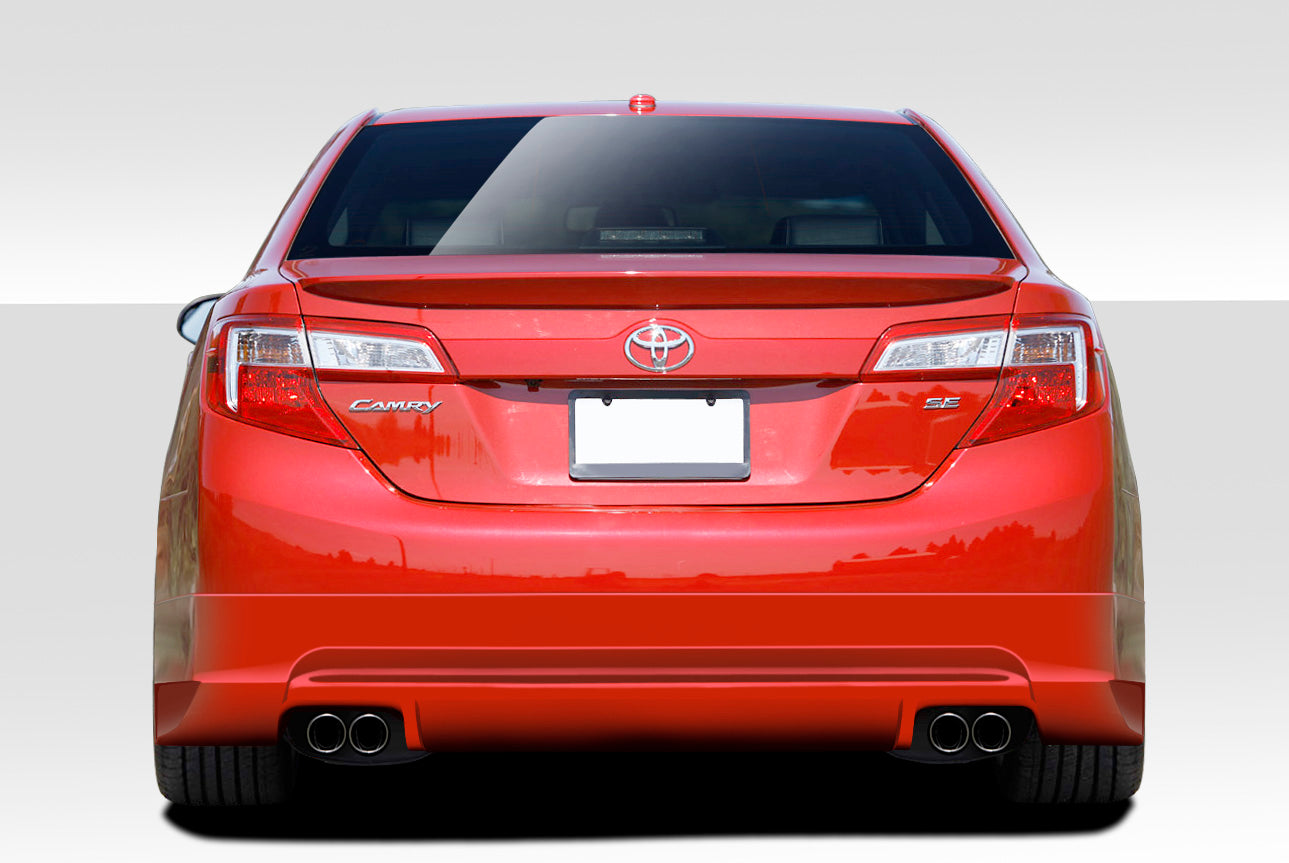 Extreme Dimensions Duraflex Racer Rear Lip Add On Spoiler Compatible With 2012-2014 Toyota Camry - 1 Piece - 109340