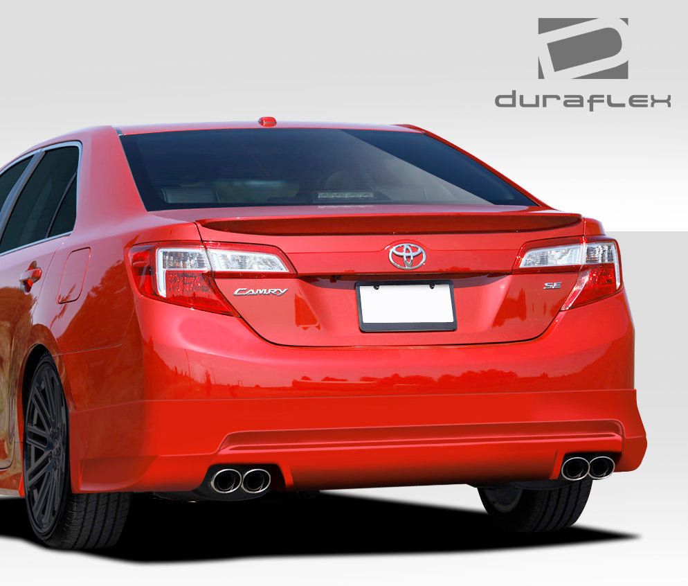 Extreme Dimensions Duraflex Racer Rear Lip Add On Spoiler Compatible With 2012-2014 Toyota Camry - 1 Piece - 109340