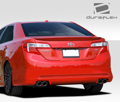 Extreme Dimensions Duraflex Racer Rear Lip Add On Spoiler Compatible With 2012-2014 Toyota Camry - 1 Piece - 109340