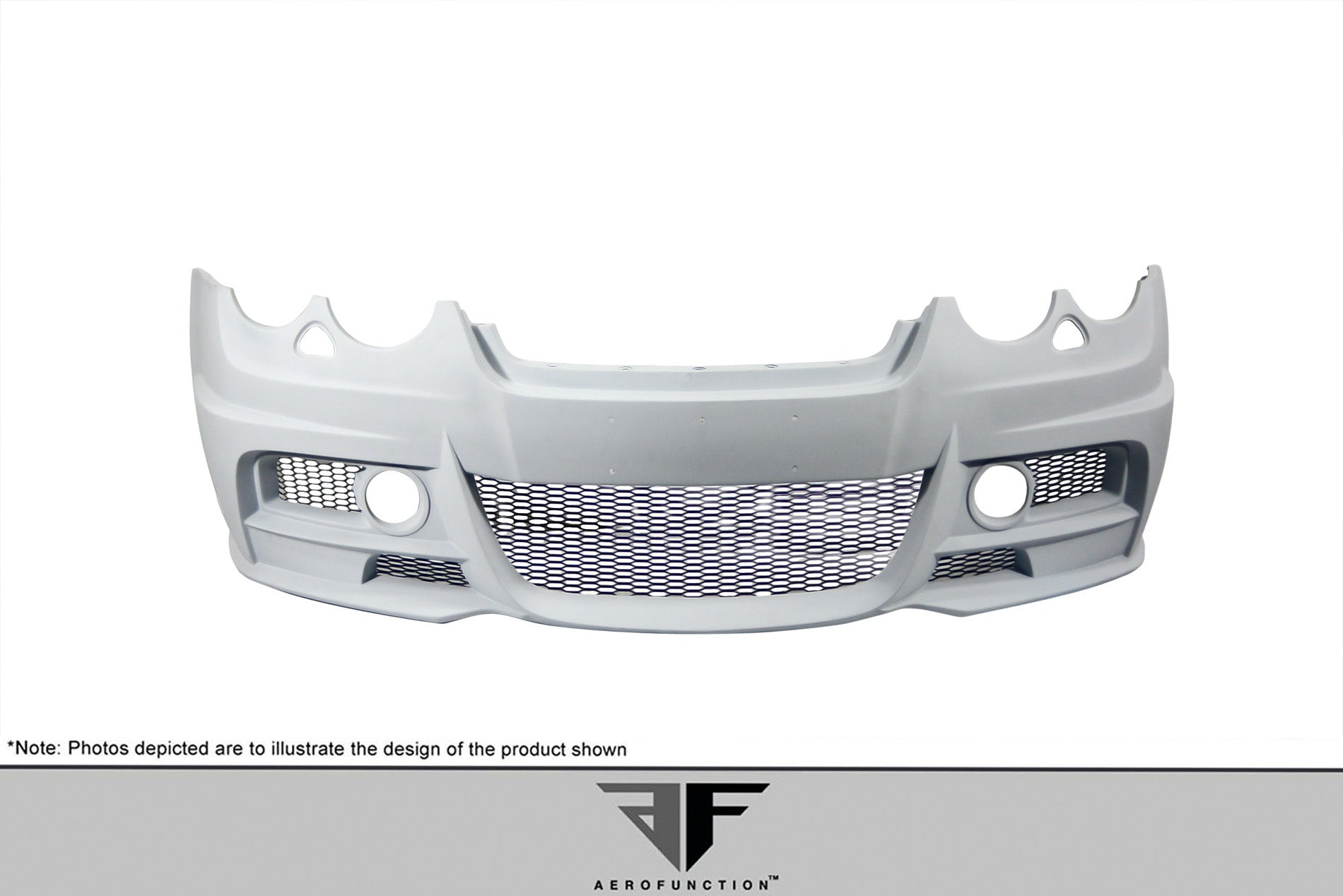 Aero Function AF-1 Front Bumper Cover Compatible With 2003-2010 Bentley Continental - 1 Piece - 109357