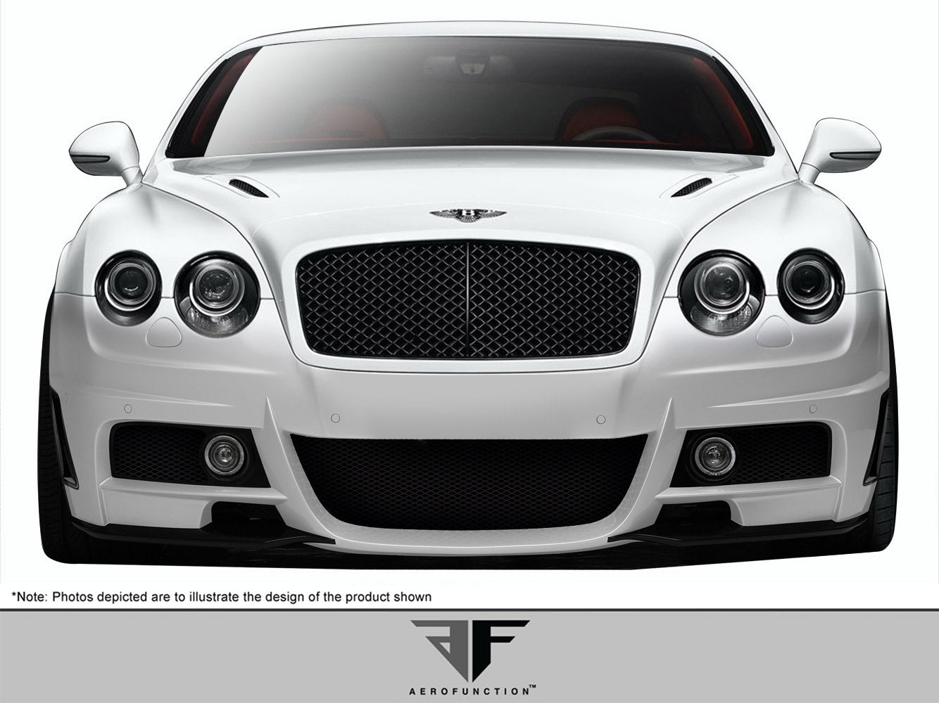 Aero Function (GFK) AF-1 Body Kit Compatible With 2003-2010 Bentley Continental GT - 4 Piece - 109389