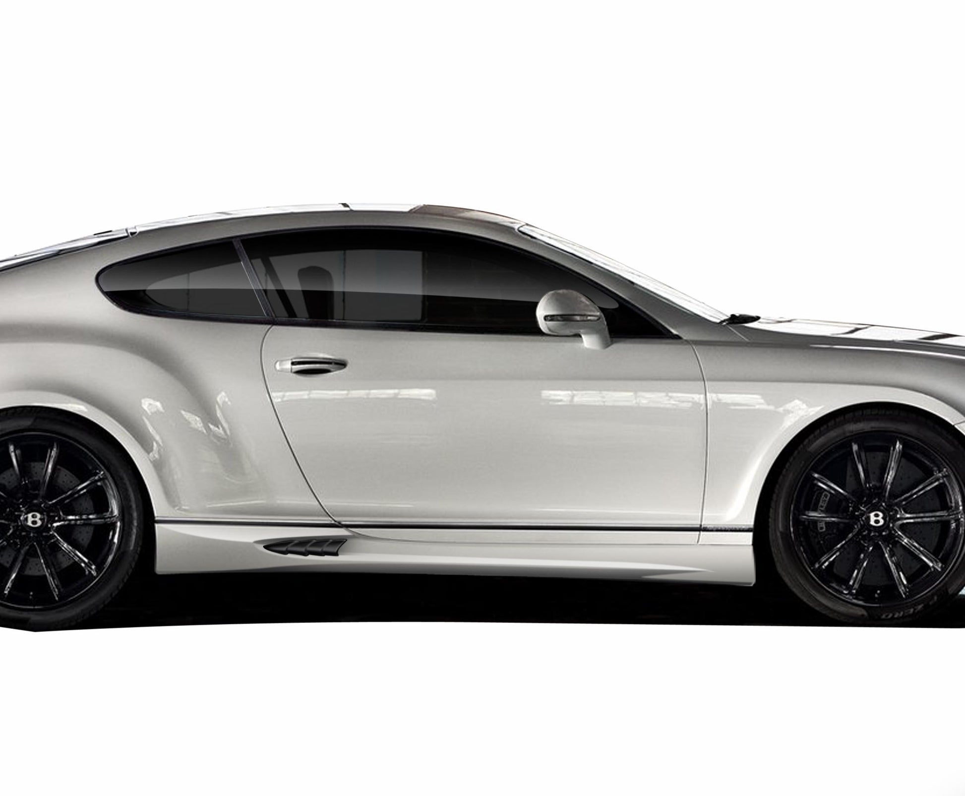 Aero Function AF-1 Side Skirts Compatible With 2003-2010 Bentley Continental - 2 Piece - 109358