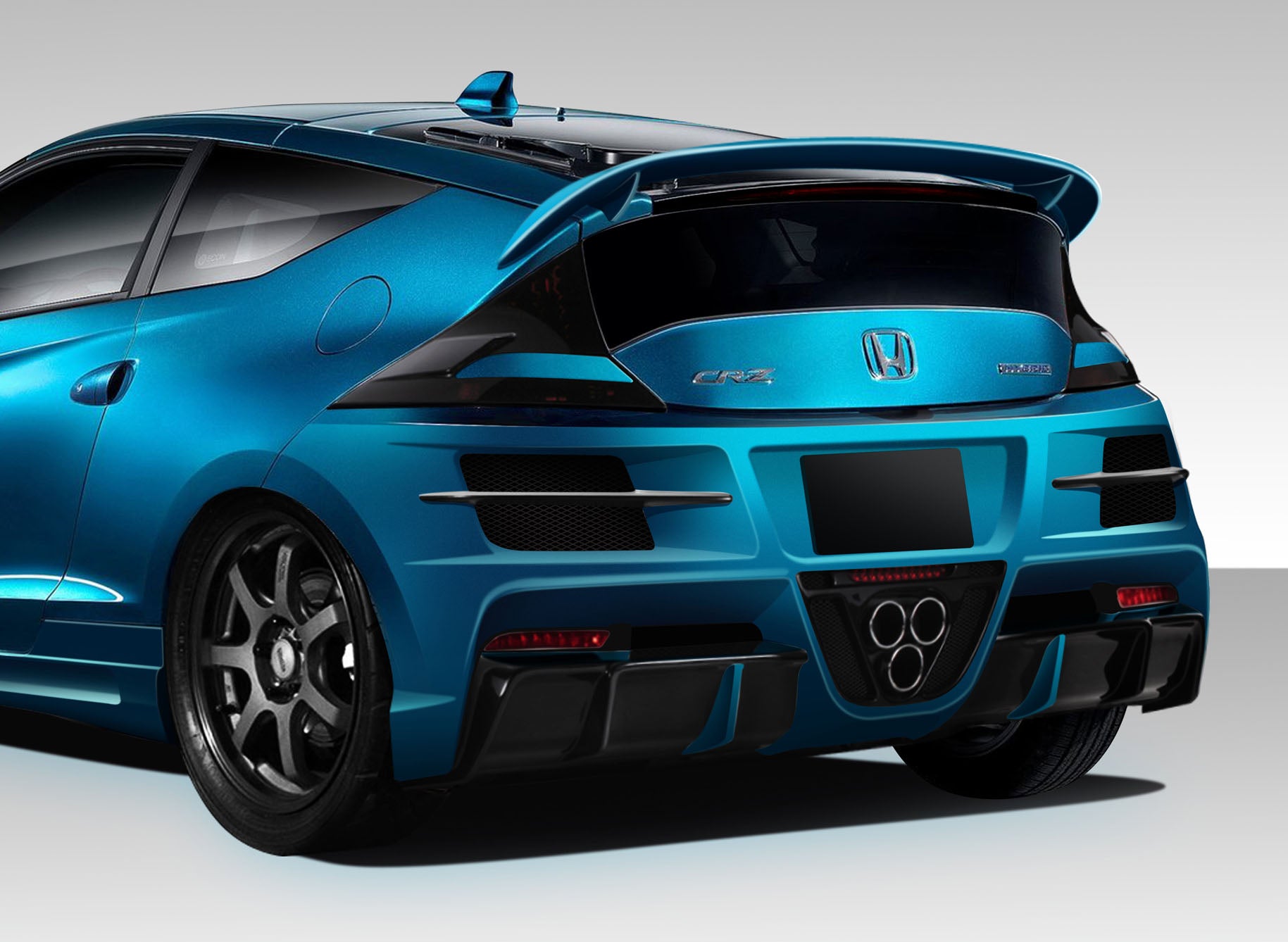 Extreme Dimensions Duraflex C-Blaze Rear Bumper Cover Compatible With 2011-2016 Honda CR-Z - 1 Piece - 109366