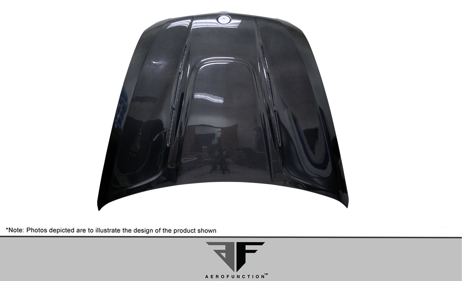 Aero Function AF-5 Carbon Hood Compatible With 2008-2014 BMW X6 - 1 Piece - 109420