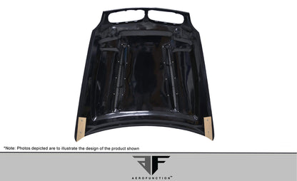 Aero Function AF-5 Carbon Hood Compatible With 2008-2014 BMW X6 - 1 Piece - 109420