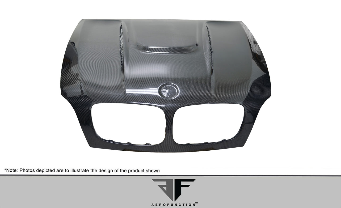 Aero Function AF-5 Carbon Hood Compatible With 2008-2014 BMW X6 - 1 Piece - 109420
