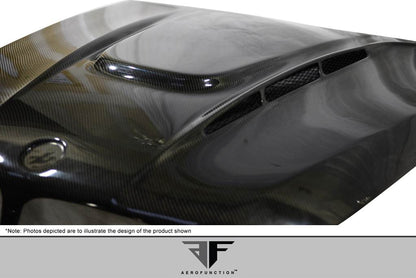 Aero Function AF-5 Carbon Hood Compatible With 2008-2014 BMW X6 - 1 Piece - 109420