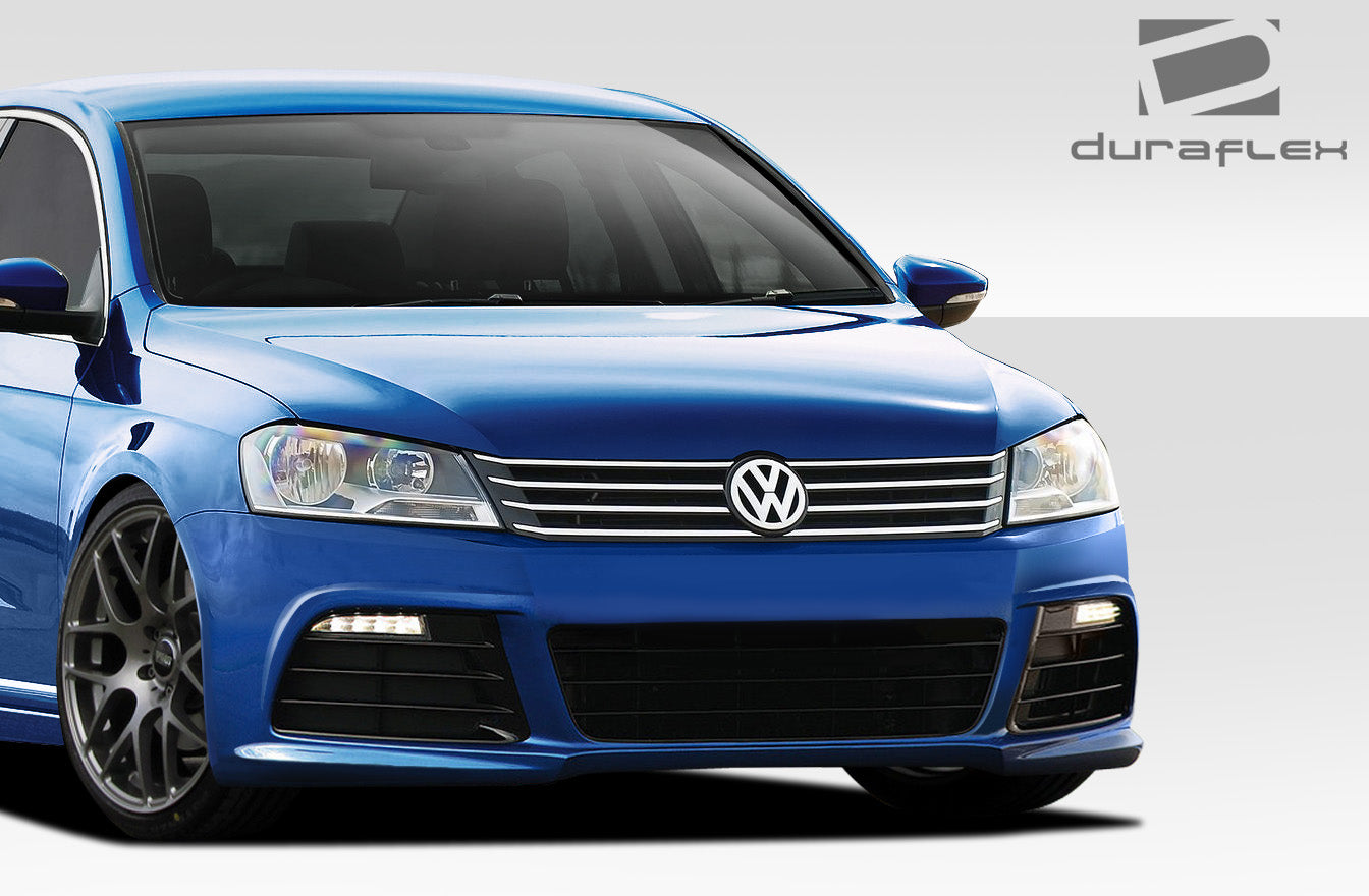 Extreme Dimensions Duraflex R Look Front Bumper Cover Compatible With 2011-2015 Volkswagen Passat - 1 Piece - 109476