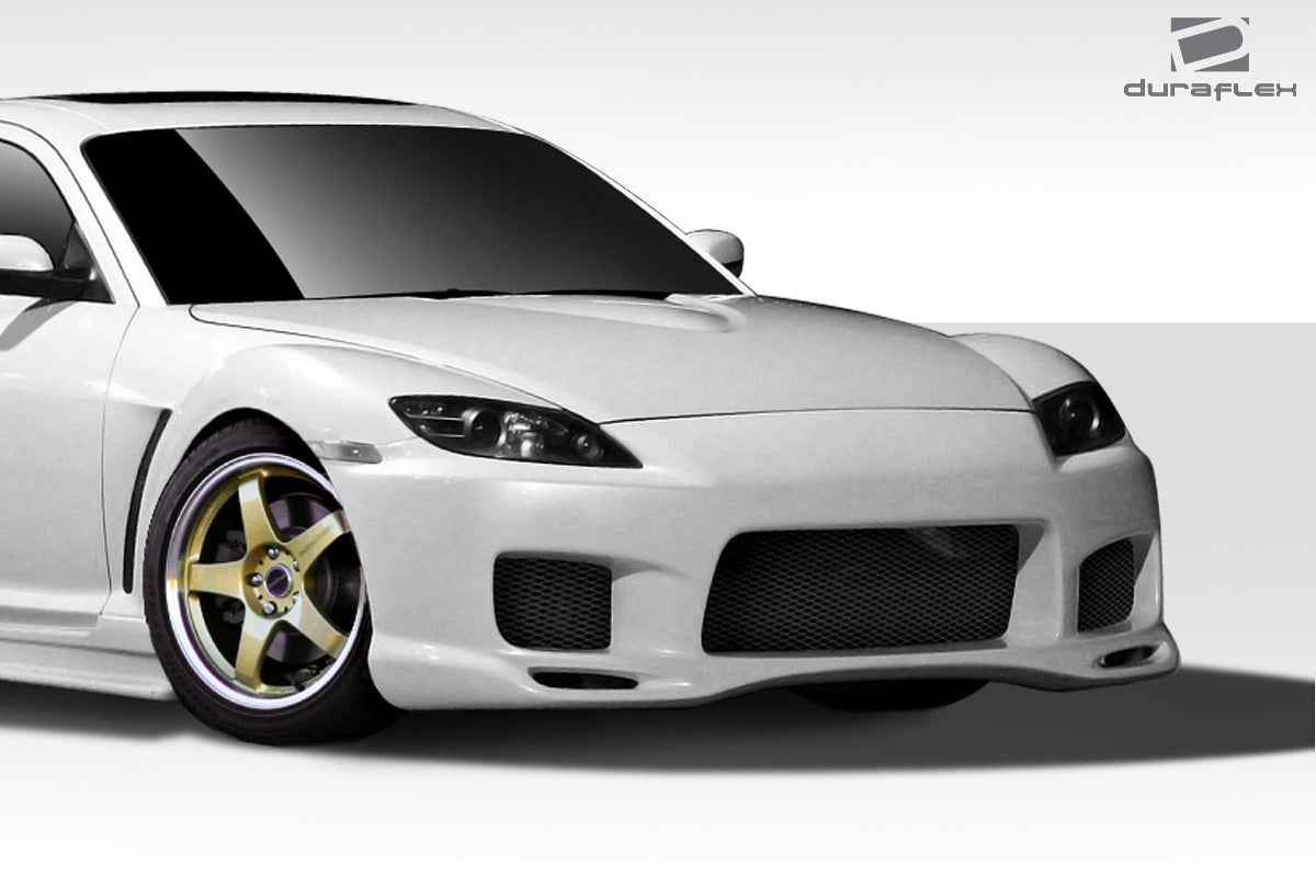 Extreme Dimensions Duraflex Type F Front Bumper Cover Compatible With 2004-2008 Mazda RX8 - 1 Piece - 109484