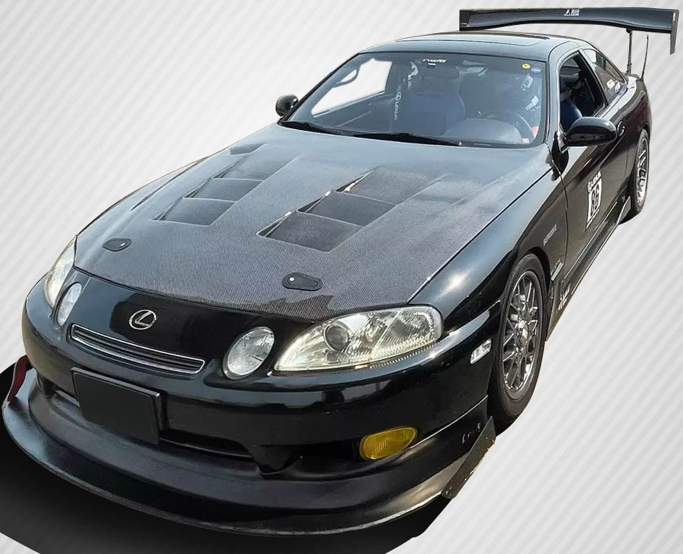 Carbon Creations TS-1 Hood Compatible With 1992-2000 Lexus SC - 1 Piece - 109493